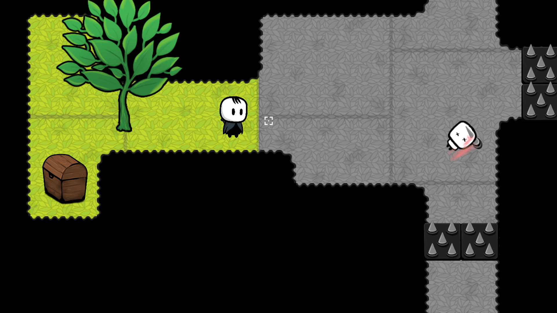 Overgrown ruins